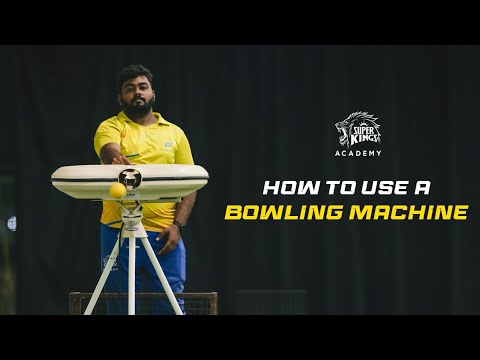 How to use a bowling machine!🎾#SuperKingsAcademy💪#TrainLikeASuperKing 🦁