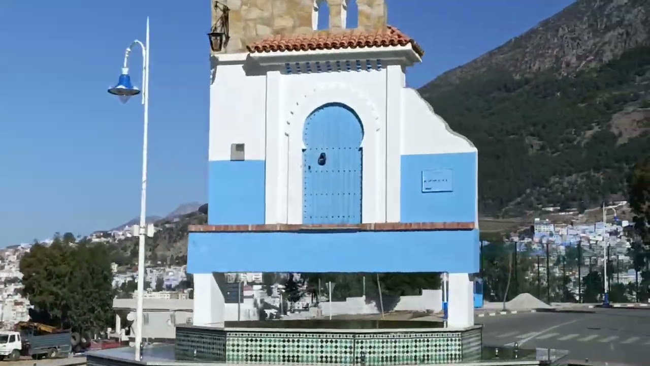 Llegando a chefchaouen mí ciudad preferida en Marruecos 🤍🤍🤍