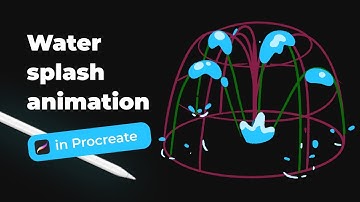 Simple way to animate splashes in Procreate [frame-by-frame]
