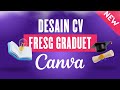 Cara Desain CV Menarik di Canva - Fresh Graduate Wajib Coba