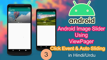Android studio Image Slider using ViewPager tutorial in Hindi| click event and auto sliding | part 2