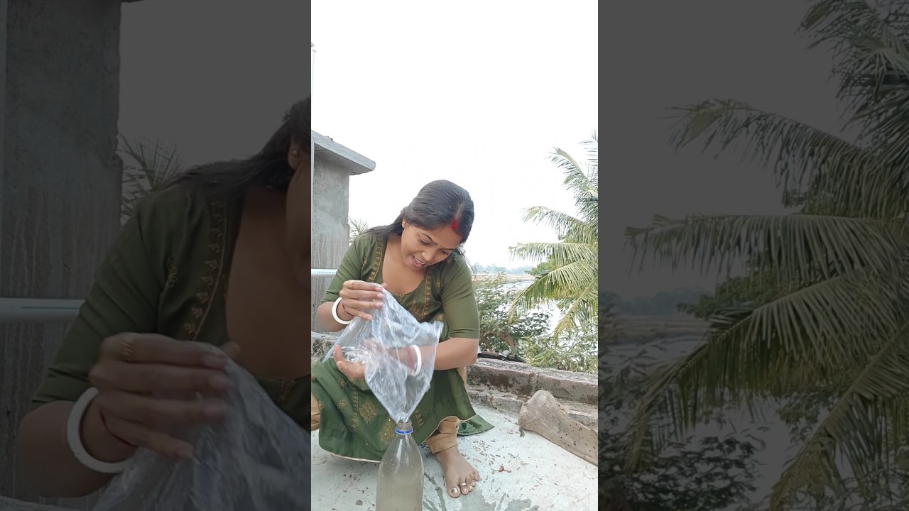 Survival Skills: easy methood savingwatertransfer to bottle 