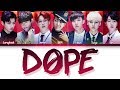 BTS (방탄소년단) - DOPE (쩔어) (Japanese Version) (Color Coded Lyrics Eng/Rom/Kan)