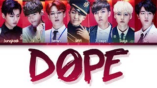 BTS (방탄소년단) - DOPE (쩔어) (Japanese Version) (Color Coded Lyrics Eng\/Rom\/Kan)