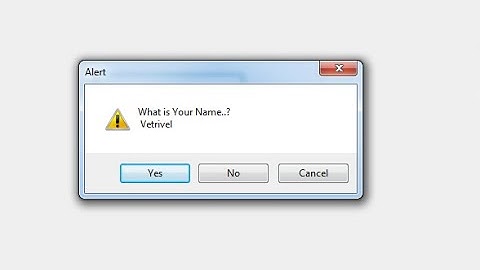 C# Message Box Asking If User Want To Exit in Tamil