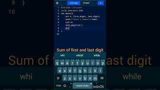 How To Get Sum Of First And Last Digit Of A Number