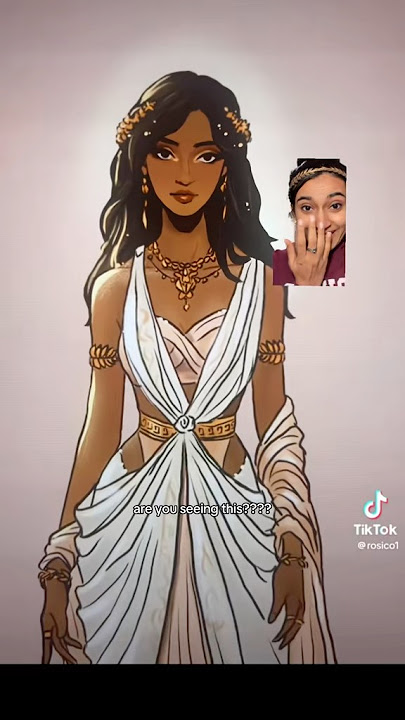 reacting to art of EPIC’s Aphrodite 🥹💘 #aphrodite #epicthemusical #epicthewisdomsaga #godgames