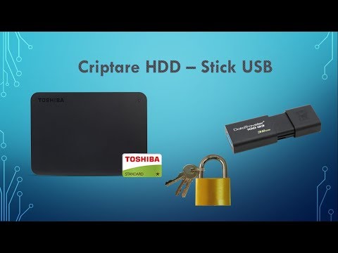 Criptare / Decriptare HDD sau Stick