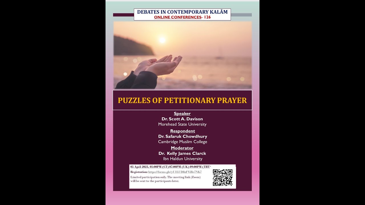 126- PUZZLES OF PETITIONARY PRAYER-  Scott A. Davison, Safaruk Chowdhury, Kelly J. Clarck