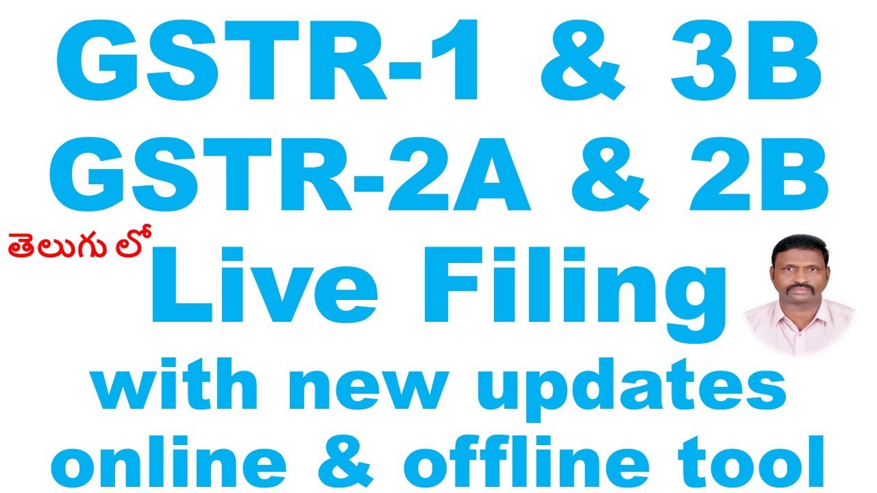 GSTR 1|| GSTR 3B || LIVE FILING with new updates