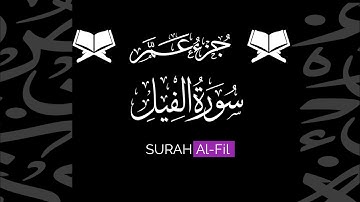 كروما شاشة سوداء قرآن كريم 🌿 سورة الفيل (كاملة) 🌿القارئ راشد الحليبة 🌿