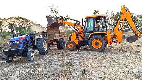 Eicher 551 50hp Range power plus tractor with loaded trolley pulling | John Deere tractor power