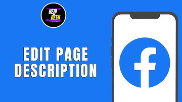 How To Update or Edit Your Facebook Page Description