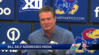 'I want to do my job for a long time': Kansas’ Self feels good after scare, plans to keep coaching