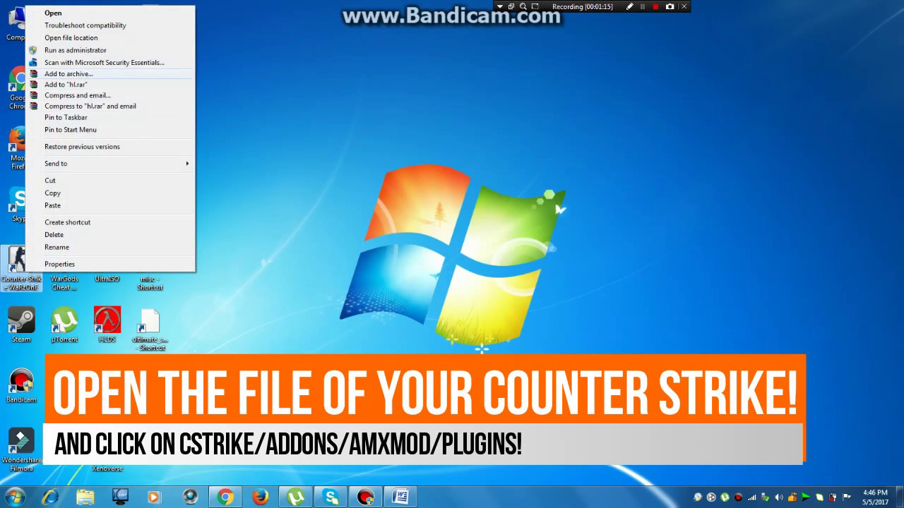 How to add a damage meter plugin in CS1.6