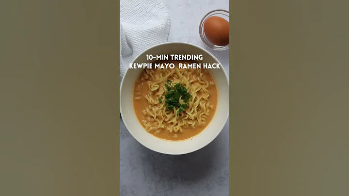 10-min. Kewpie Mayo Ramen Hack