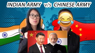 Chinese wife reacts to India vs China | Who would win? 🤔 | Army / Military Comparison 2020 🇮🇳 🇨🇳