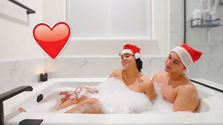 OUR NIGHT TIME ROUTINE AS A COUPLE *Christmas edition*