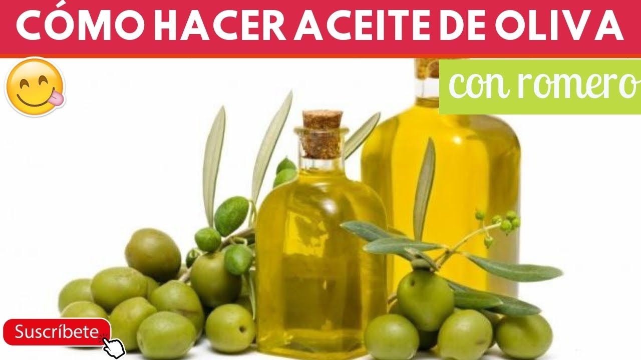 Cómo hacer aceite de oliva en casa