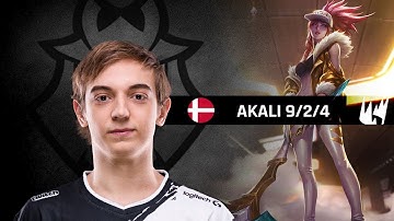 Highlights G2 Caps with Akali - LEC Spring Split 2019