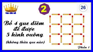 5 câu đố di chuyển que diêm thách thức trí tuệ phần 1 screenshot 3