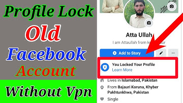 How To Profile Lock Old Facebook Account Without Vpn | How To Locked Facebook Profile