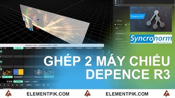 Ghép 2 máy chiếu trong Depence R3[ElementPik.com]