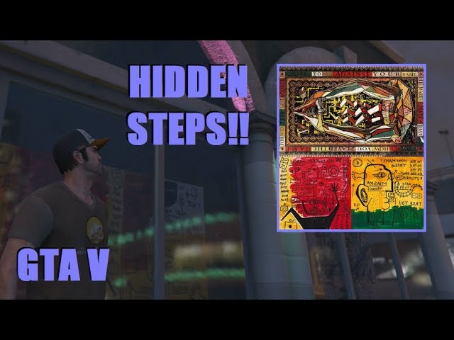 GTA 5 Mystery - HIDDEN STEPS Found at Oeuvre Gallery Mural