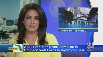 Florida Anti-Semitism Bill Goes To Gov. DeSantis For Signature