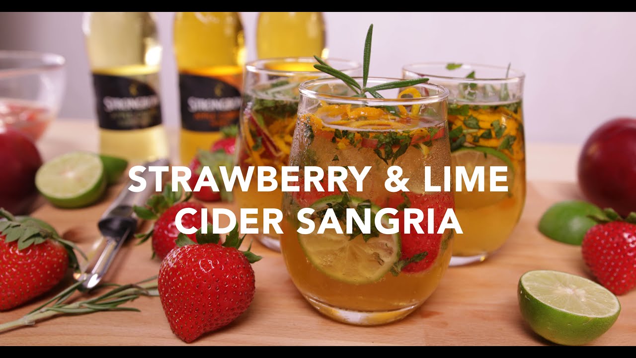 Strawberry & Lime Cider Sangria