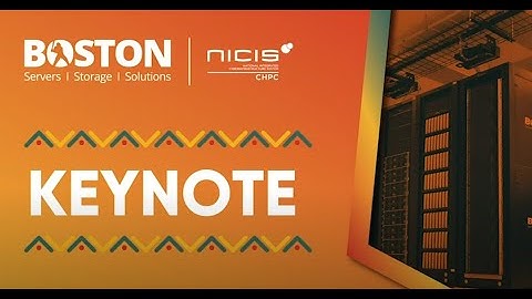 HPC Roadshow  - Day 2 -  Keynote - The State of HPC in Africa (CHPC)