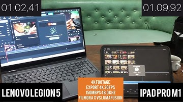 LEGION 5 ARH7H vs IPAD PRO M1 11