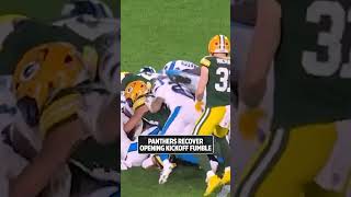 Not an ideal way to start the game for the Packers
