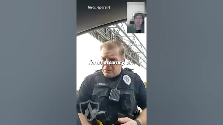 Cop Loses It When He Finds Attorney Is Present At Traffic Stop 😂 full vid: Attorney Shield