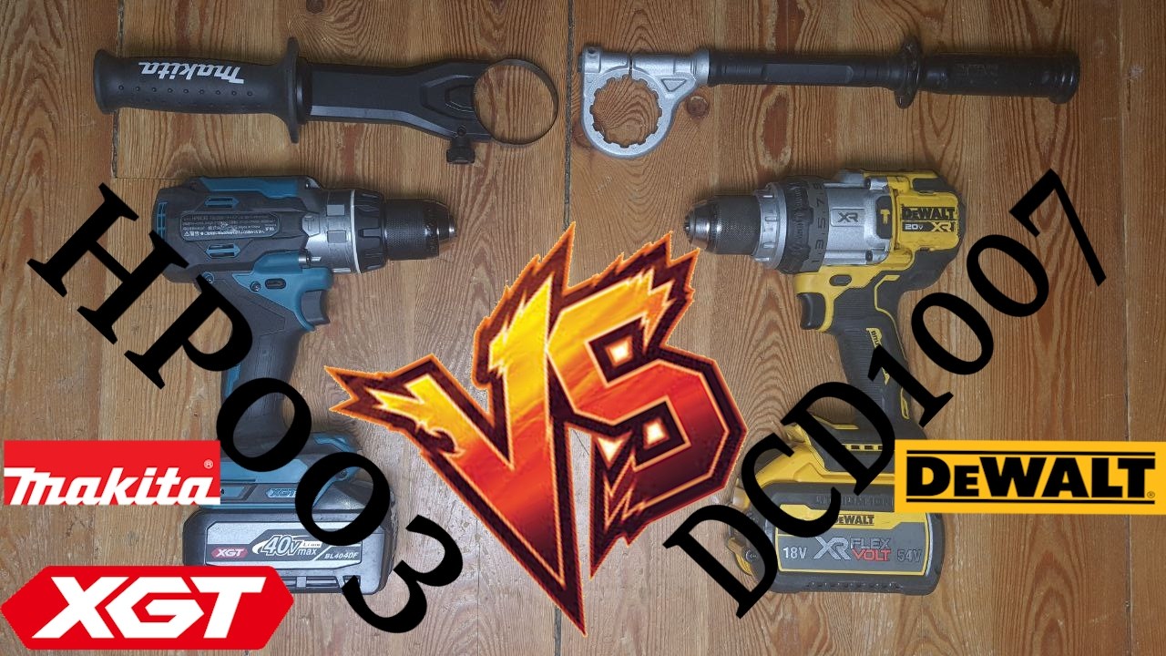 Makita HP003G VS DeWALT DCD1007