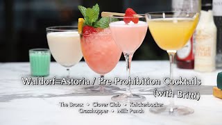 Waldorf=Astoria / Pre-Prohibition Cocktails (with Britt!) ~ Dinner Party Tonight!