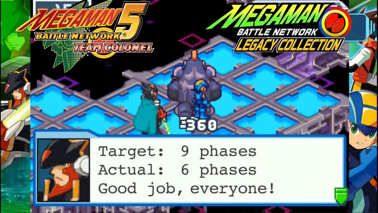 Mega Man Battle Network 5 Team Colonel Legacy Collection Liberation ...