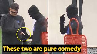 Lamine Yamal Falls For Lewandowskis Pull My Finger Fart Prank In Training Ahead Of Bilbao