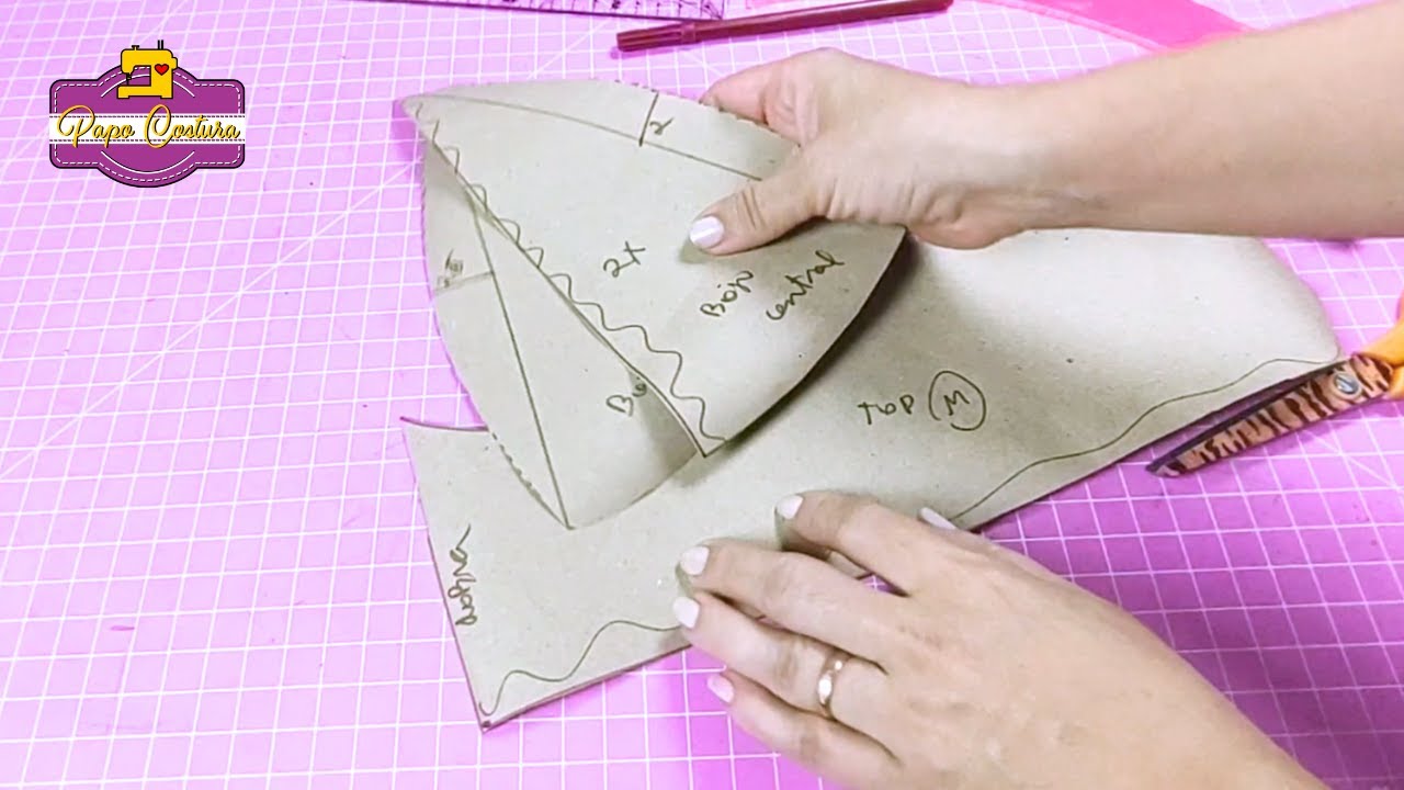 [FÁCIL] P, M, G - Top sutiã bralet blusa de renda - modelagem