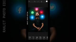 #shorts PicsArt Creative Photo Editing Social Media Photo Editing 😲 #ranjit_photo_editing screenshot 3