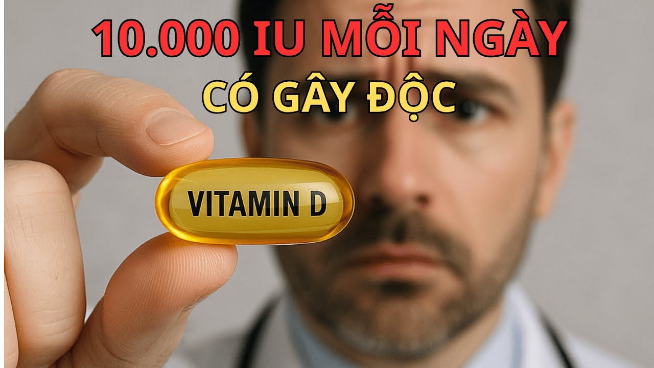 10.000 IU Vitamin D Mỗi Ngày: Liều Cứu Sức Khỏe Hay Sai Lầm Nguy Hiểm?