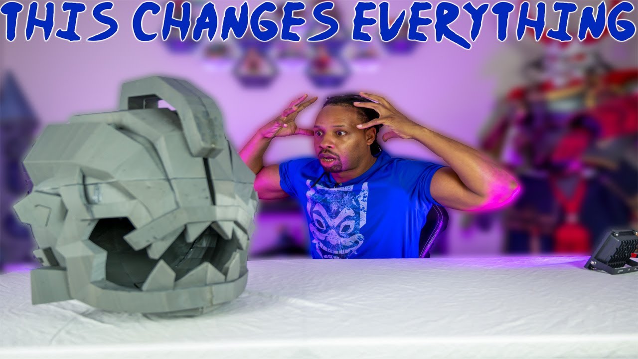 Using LuBan To Cut Key and Plug Large 3D-Printed Cosplay Props