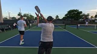 Miami Pickleball: Juan Caicedo/Chino Gonzalez 11 v. Yamil Diaz/Yein Leon 9