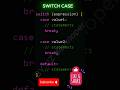 Switch Case in Dart | Dart Programming Shorts | Learn Fast with Example
