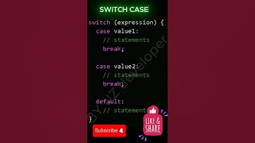 Switch Case in Dart | Dart Programming Shorts | Learn Fast with Example