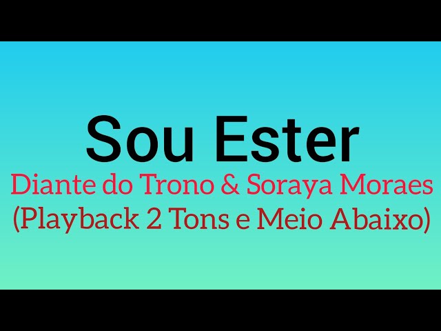 Soraya Moraes - Caminho no Deserto Playback legendado (2 tons