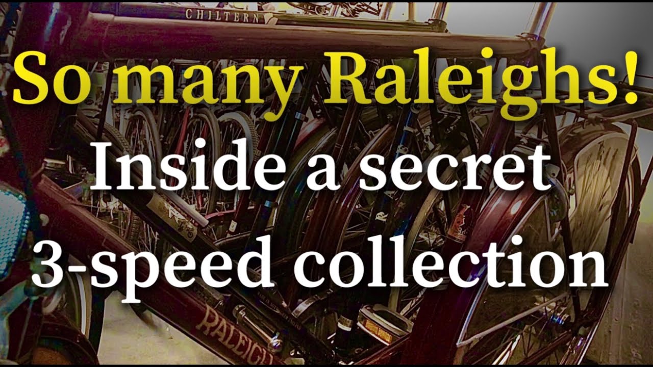Visiting an amazing secret collection of Vintage Raleigh 3-speed bicycles! Goodbye Riviera hello……?