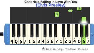 Video thumbnail of "Cant Help Falling in Love With You not pianika"