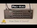Behringer PRO-800 - How Does It Sound?