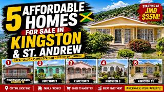 5 Affordable Houses for Sale in Kingston St Andrew Starting from JMD 35 Million